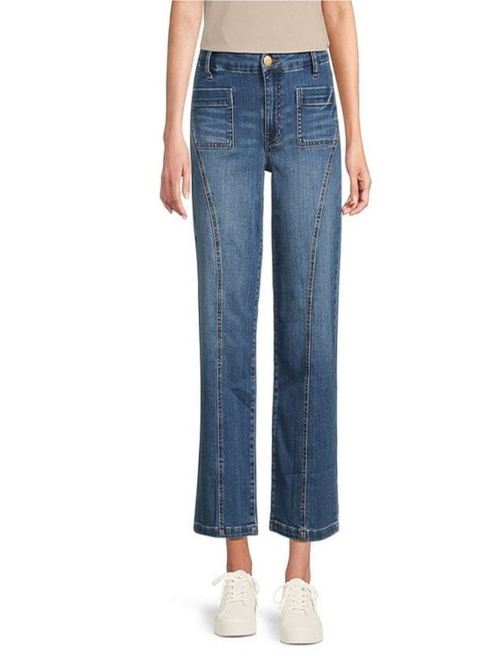 Kut from the Kloth High Rise Wide Leg Front Seam Jean - 4 P